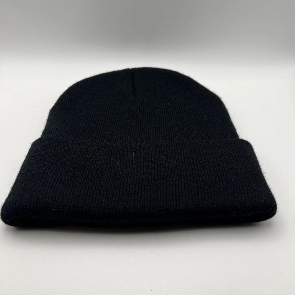 Harley Davidson Knit Black Hat Embroidered Logo New Other